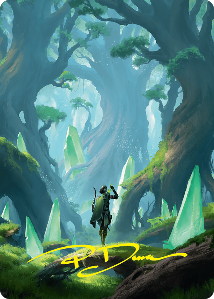 Forest // Forest (AFDN-025) - Foundations Art Series (Borderless) Foil-3