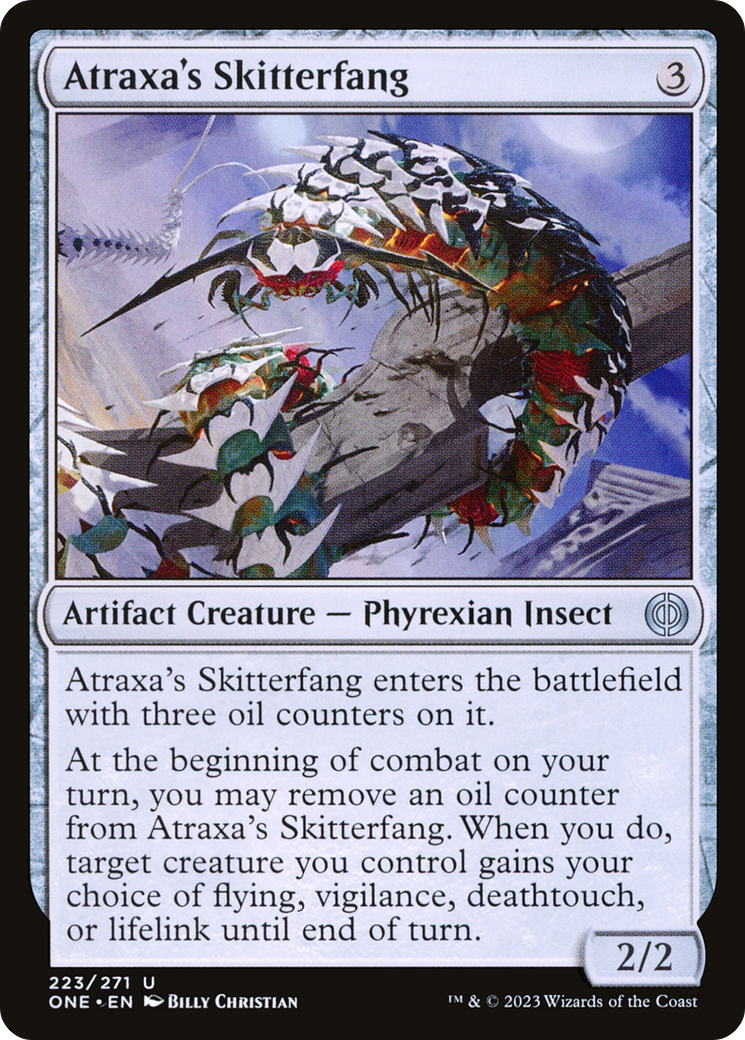 Atraxa's Skitterfang [Phyrexia: All Will Be One]-1