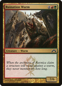 Ruination Wurm [Gatecrash]-1