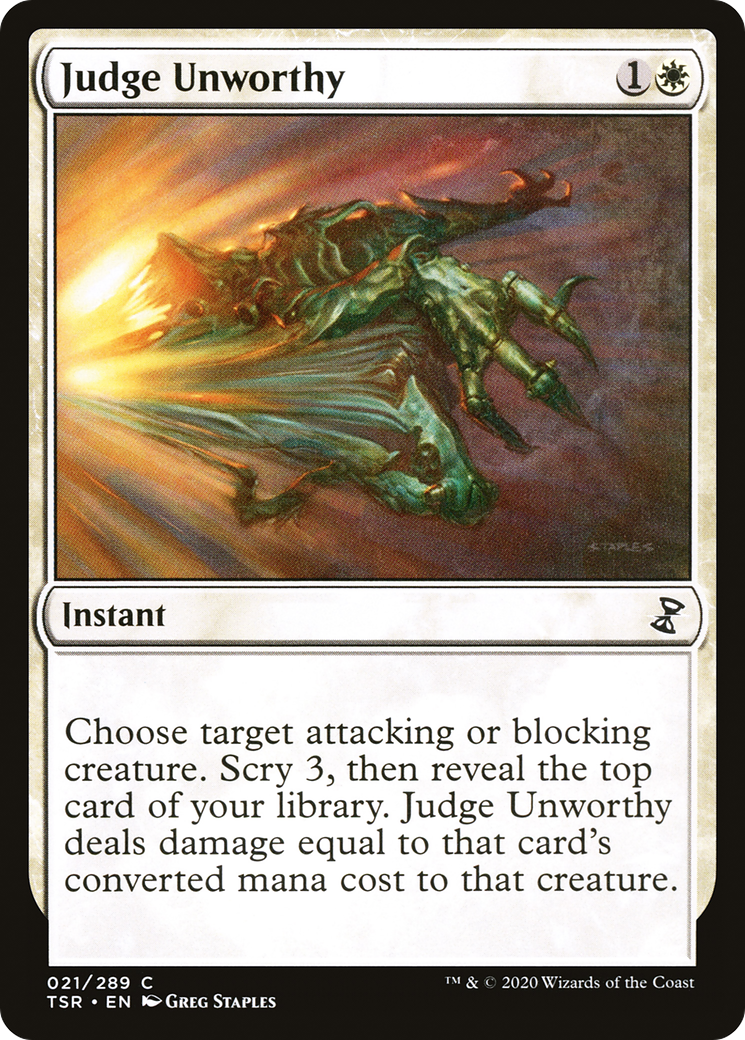 Judge Unworthy [Time Spiral Remastered]-1