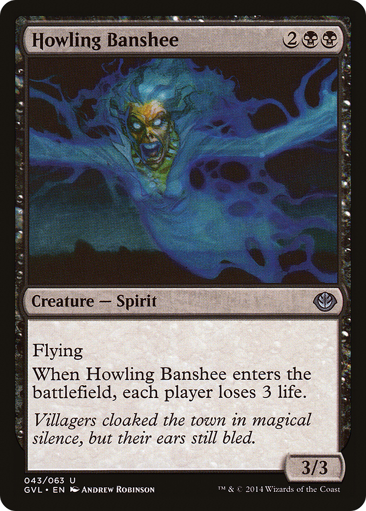 Howling Banshee (Garruk vs. Liliana) [Duel Decks Anthology]-1