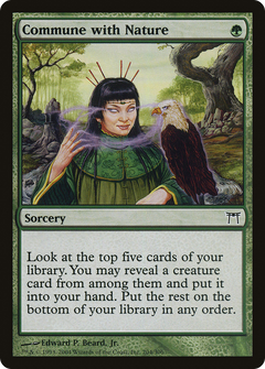 Commune with Nature [Champions of Kamigawa]-1