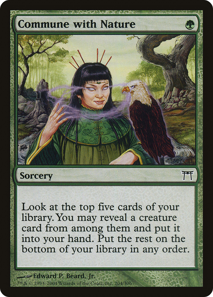 Commune with Nature [Champions of Kamigawa]-1