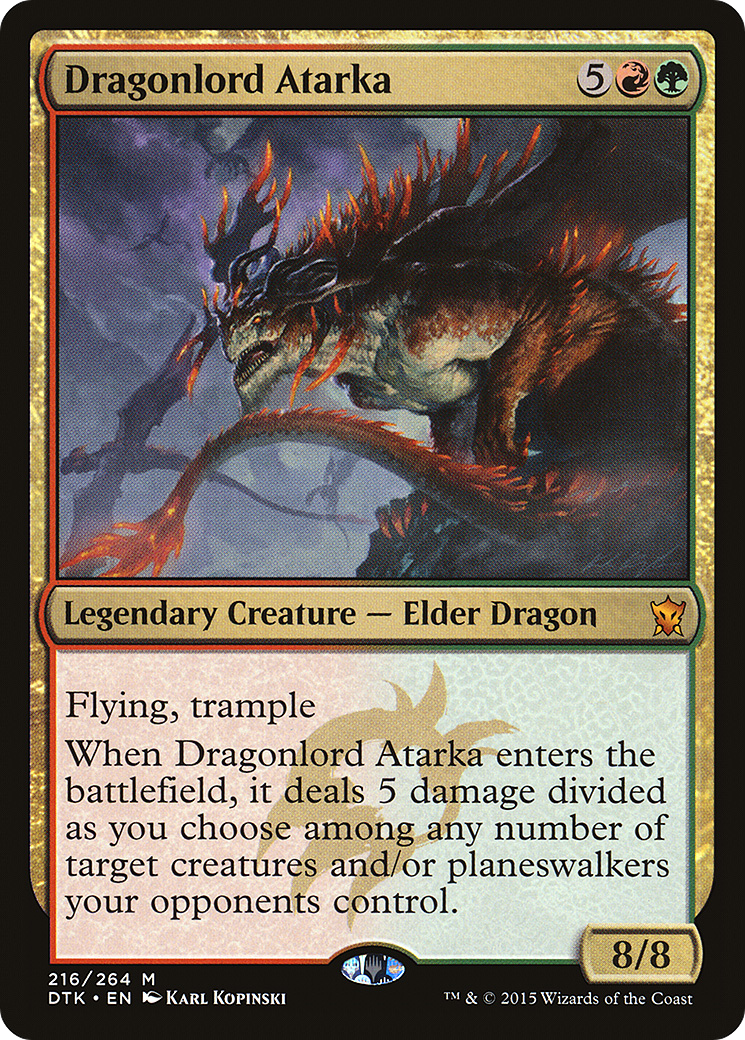 Dragonlord Atarka [Dragons of Tarkir]-1