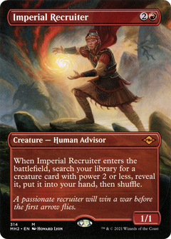 Imperial Recruiter (Borderless Alternate Art) [Modern Horizons 2]-6