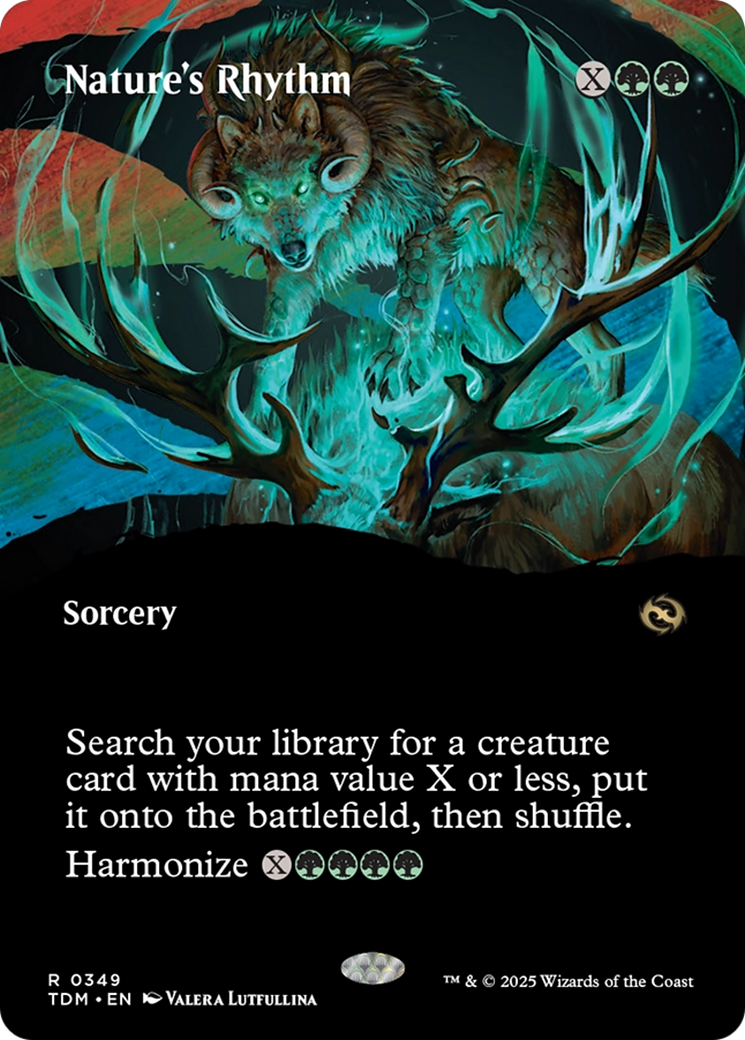 Nature's Rhythm (Borderless) [Tarkir: Dragonstorm]-1