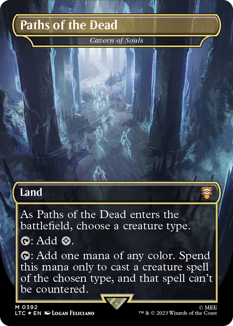 Paths of the Dead - Cavern of Souls (Surge Foil Realms and Relics) [The Lord of the Rings: Tales of Middle-Earth Commander]-1