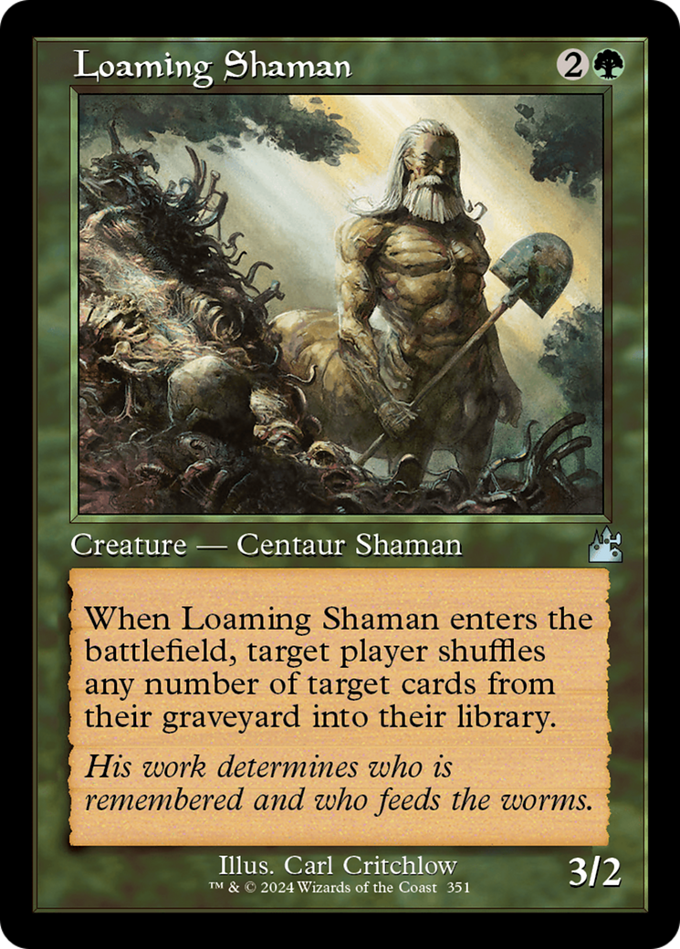 Loaming Shaman (Retro Frame) [Ravnica Remastered]-1
