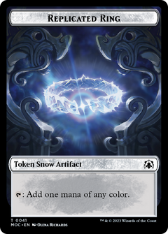 Food // Replicated Ring Double-Sided Token [March of the Machine Commander Tokens]-2