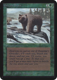 Grizzly Bears (LEA-) - Limited Edition Alpha-1