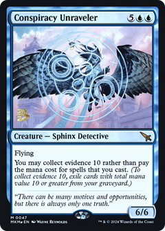 Conspiracy Unraveler [Murders at Karlov Manor Prerelease Promos]-1