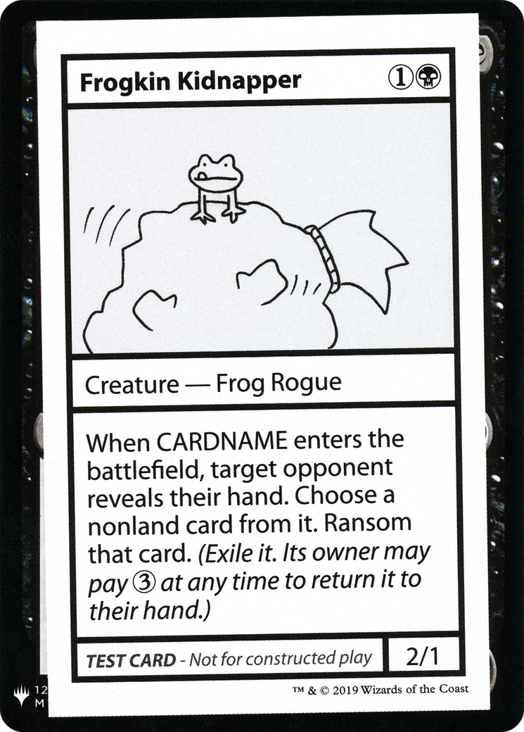 Frogkin Kidnapper [Mystery Booster Playtest Cards]-1
