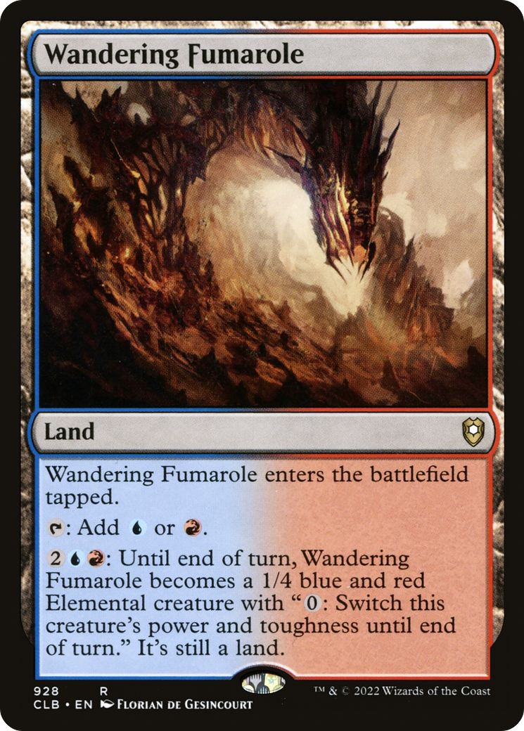 Wandering Fumarole (CLB-928) - Commander Legends: Battle for Baldur's Gate-1