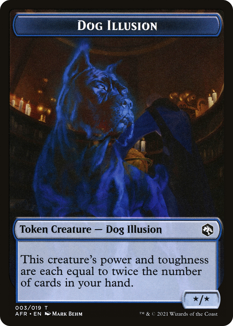 Dog Illusion (TAFR-003) - Adventures in the Forgotten Realms Tokens Foil-1