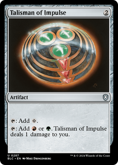 Talisman of Impulse [Bloomburrow Commander]-1