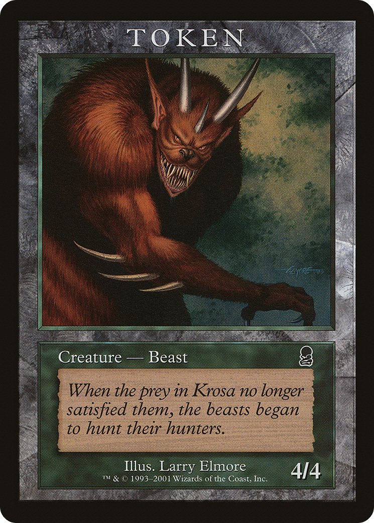 Beast Token [Magic Player Rewards 2001]-1