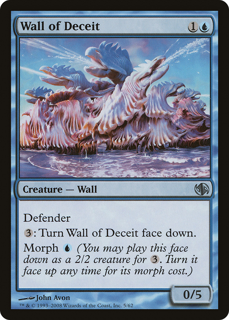 Wall of Deceit (DD2-005) - Duel Decks: Jace vs. Chandra-1