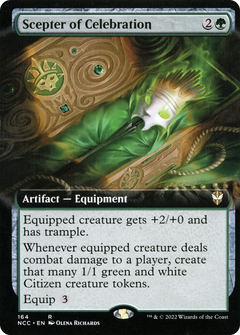 Scepter of Celebration (Extended Art) [Streets of New Capenna Commander]-1
