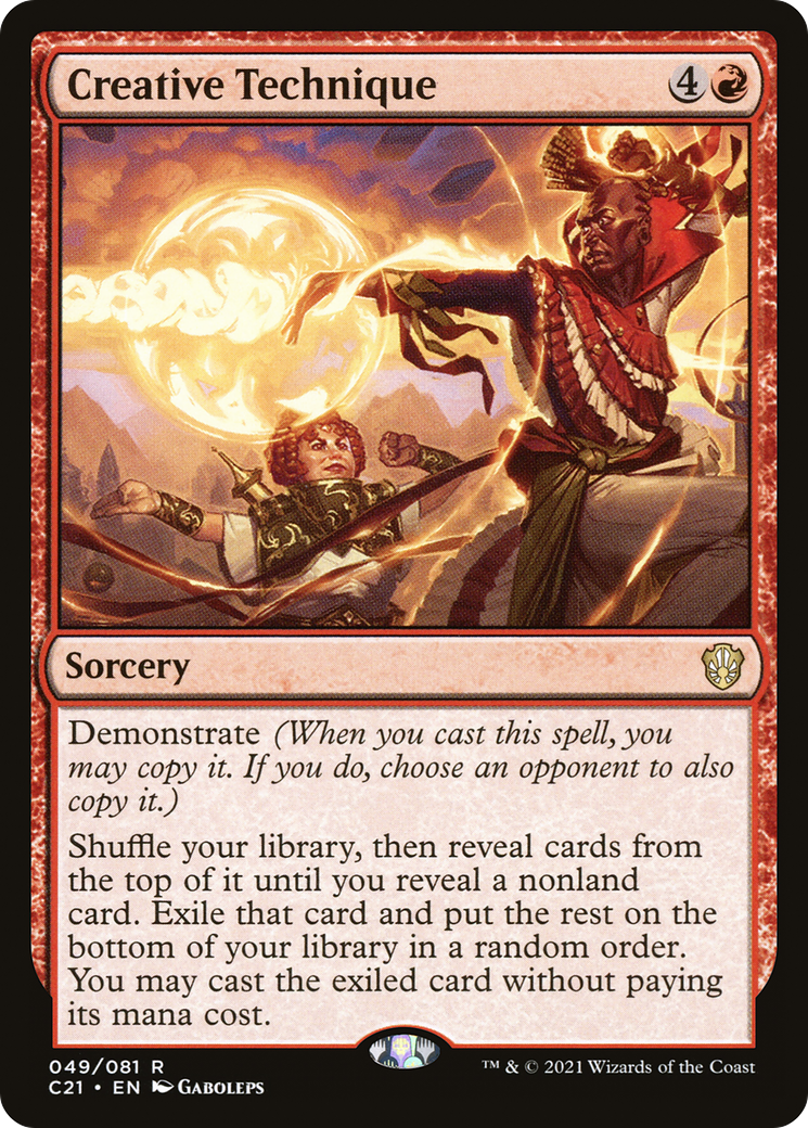 Creative Technique [Commander 2021]-1