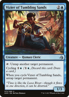 Vizier of Tumbling Sands (AKH-075) - Amonkhet Foil-1