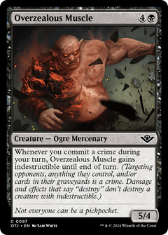Overzealous Muscle [Outlaws of Thunder Junction]-1