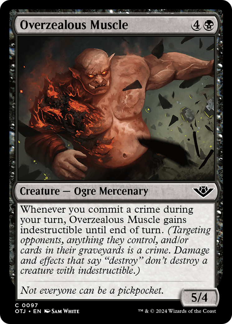 Overzealous Muscle [Outlaws of Thunder Junction]-1