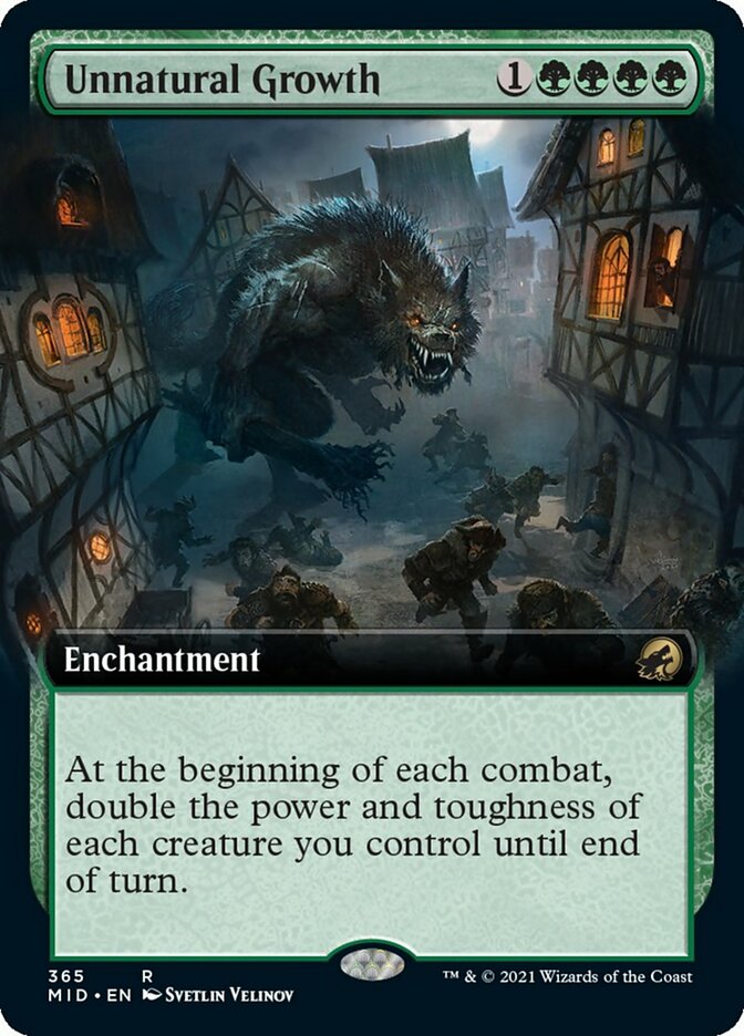 Unnatural Growth (Extended Art) [Innistrad: Midnight Hunt]-1