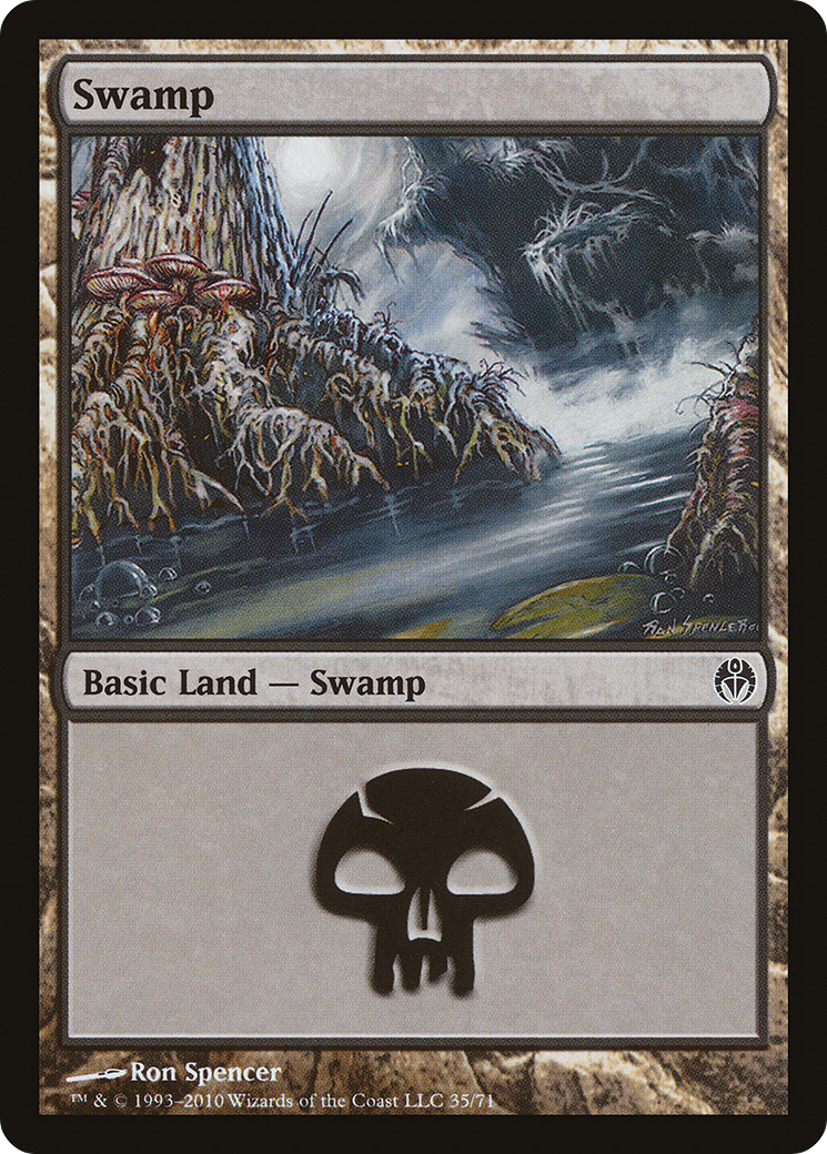 Swamp (35) [Duel Decks: Phyrexia vs. the Coalition]-1