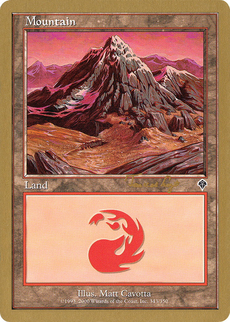 Mountain (343) - 2001 Tom van de Logt (INV) (WCD-) - World Championship Decks 2001-1
