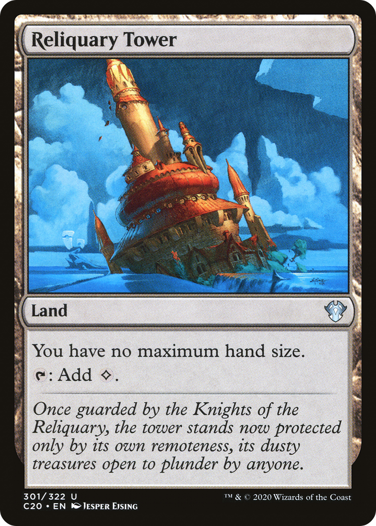 Reliquary Tower [Commander 2020]-1