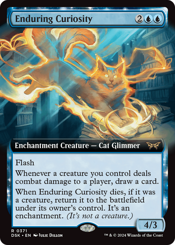 Enduring Curiosity (Extended Art) [Duskmourn: House of Horror]-1