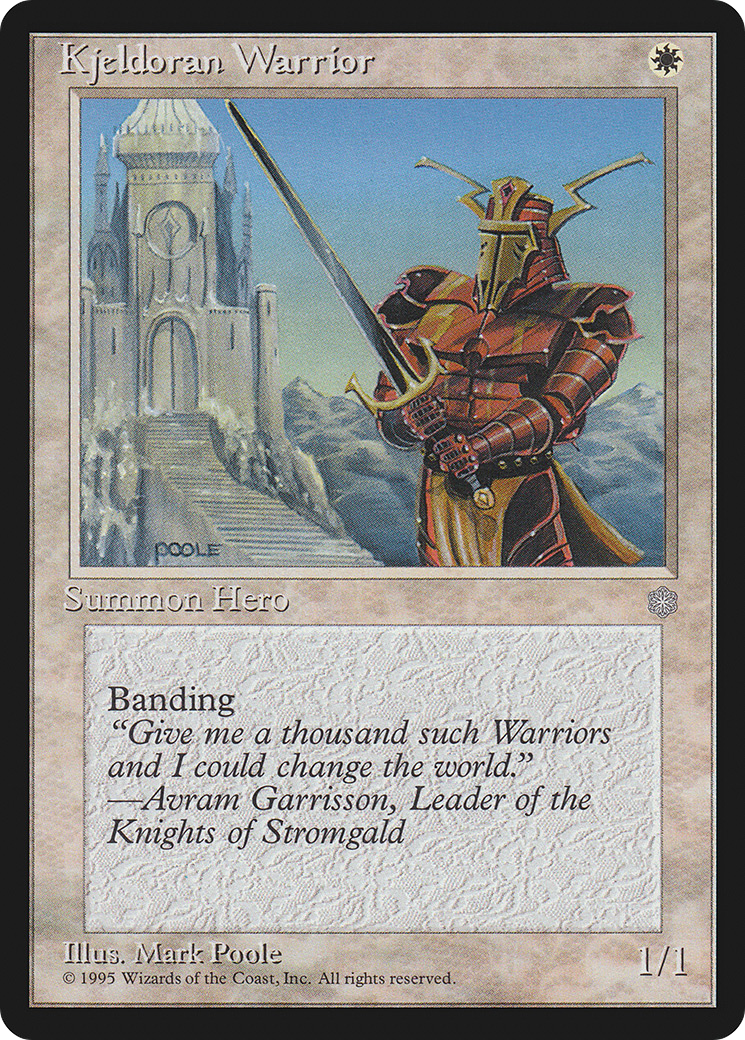 Kjeldoran Warrior [Ice Age]-1