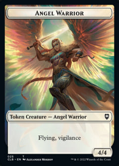 Kor Warrior // Angel Warrior Double-Sided Token [Commander Legends: Battle for Baldur's Gate Tokens]-2