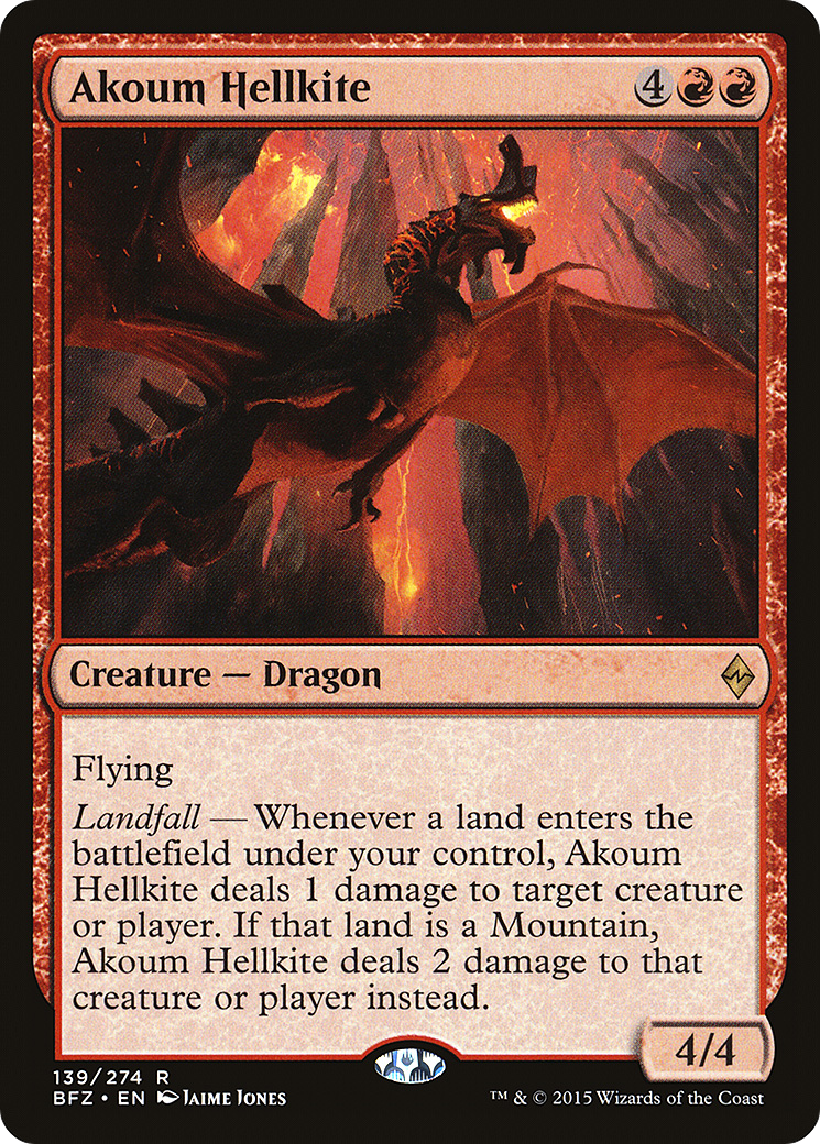 Akoum Hellkite [Battle for Zendikar]-1