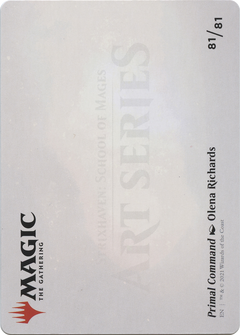 Primal Command // Primal Command (ASTX-081) - Strixhaven Art Series (Borderless) Foil-2