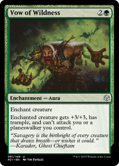Vow of Wildness (PZ1-091) - Legendary Cube Prize Pack Foil-1