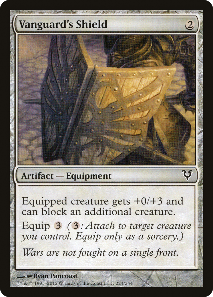 Vanguard's Shield (AVR-223) - Avacyn Restored Foil-1