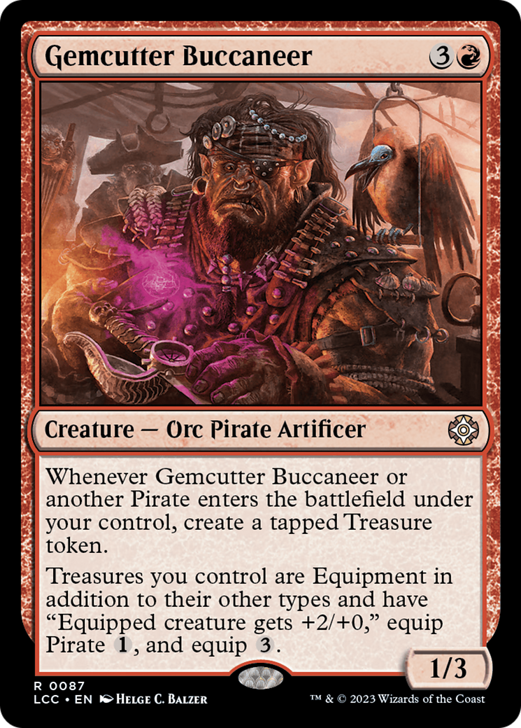 Gemcutter Buccaneer [The Lost Caverns of Ixalan Commander]-1