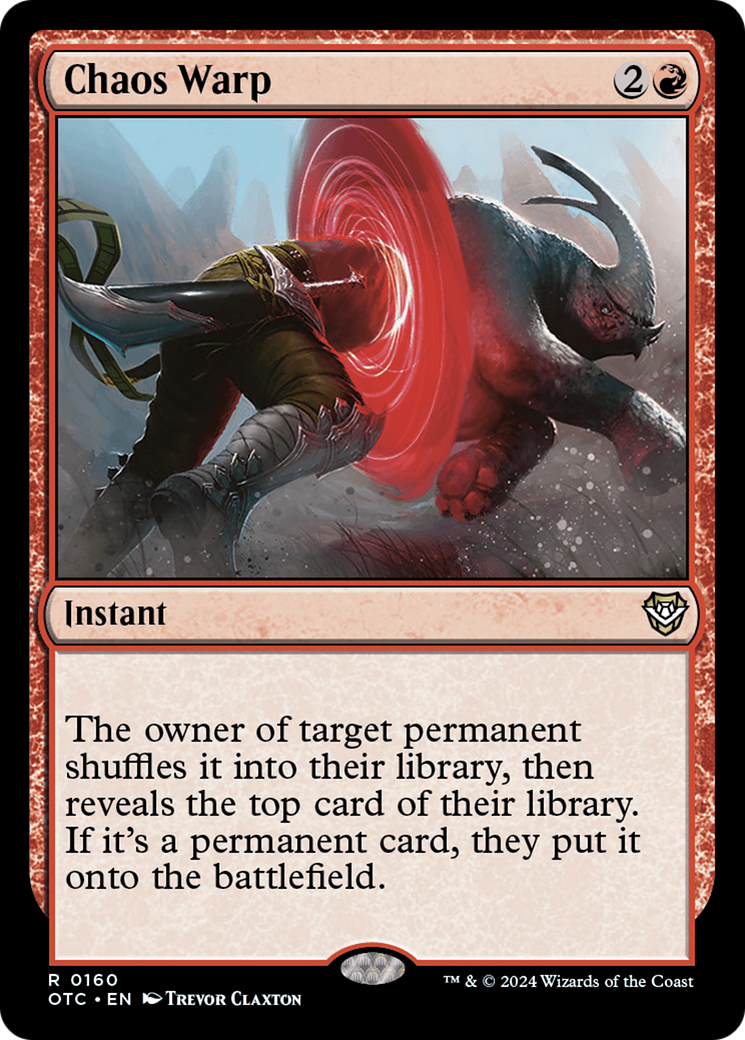 Chaos Warp [Outlaws of Thunder Junction Commander]-1