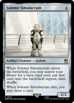 Solemn Simulacrum (Surge Foil) [Doctor Who]-1