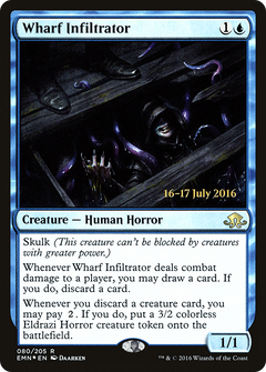 Wharf Infiltrator (PRE-080) - Eldritch Moon Promos Foil-1