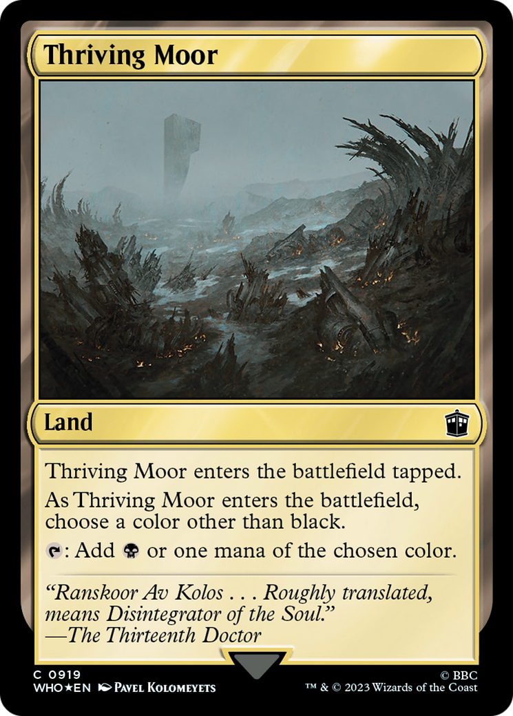 Thriving Moor (Surge Foil) [Doctor Who]-1