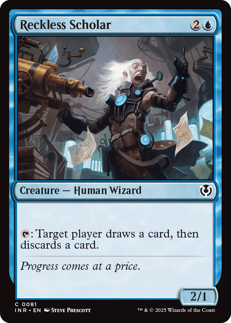 Reckless Scholar [Innistrad Remastered]-1