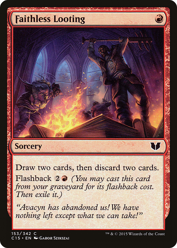 Faithless Looting [Commander 2015]-1