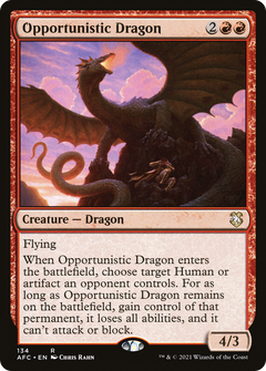 Opportunistic Dragon [Dungeons & Dragons: Adventures in the Forgotten Realms Commander]-1