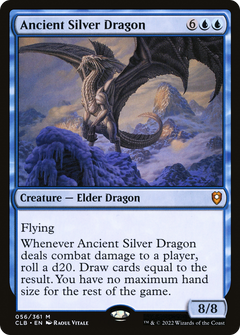 Ancient Silver Dragon [Commander Legends: Battle for Baldur's Gate]-1