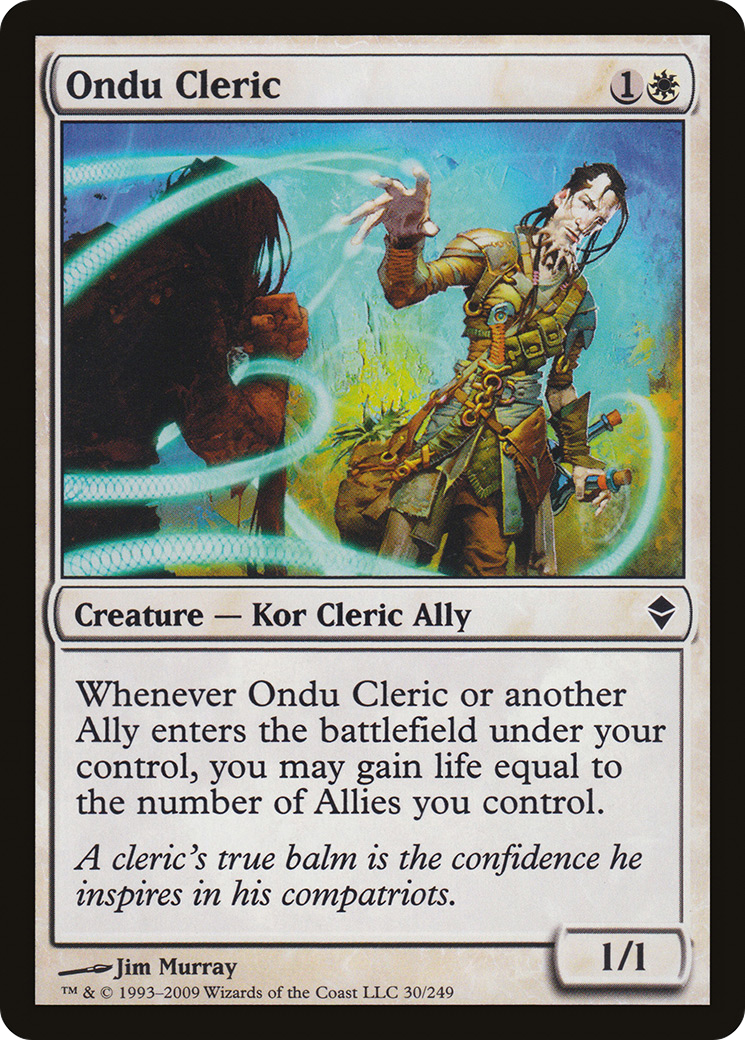 Ondu Cleric [Zendikar]-1