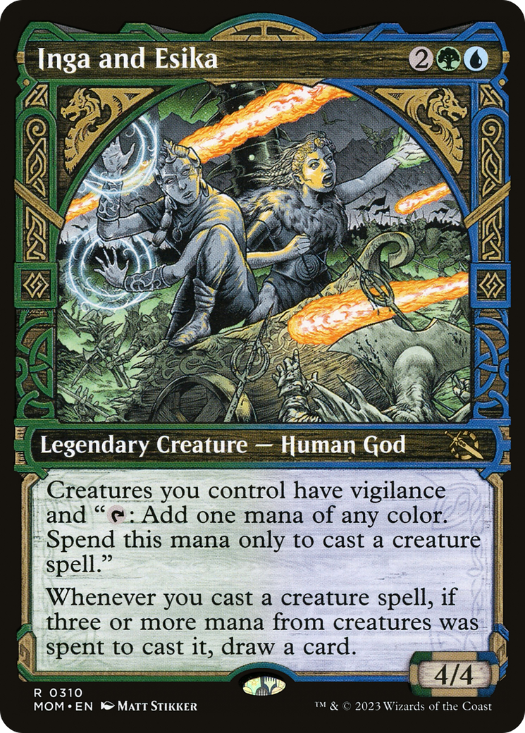 Inga and Esika (Showcase Planar Booster Fun) [March of the Machine]-1