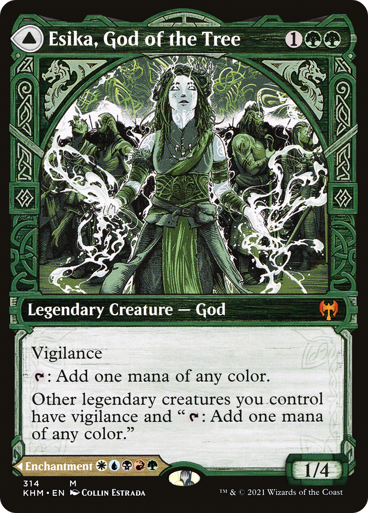 Esika, God of the Tree // The Prismatic Bridge (Showcase) [Kaldheim]-3