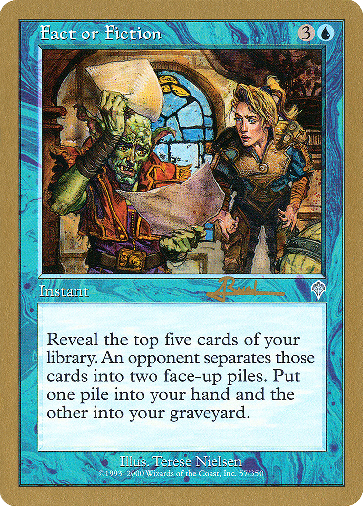 Fact or Fiction - 2001 Antoine Ruel (INV) (WCD-) - World Championship Decks 2001-1